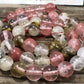 Natural Volcano Cherry Quartz Beads Watermelon Skin Quartz Gem 4mm 6mm 8mm 10mm Stone Round Jewelry Gemstone Beads For Jewelry making 