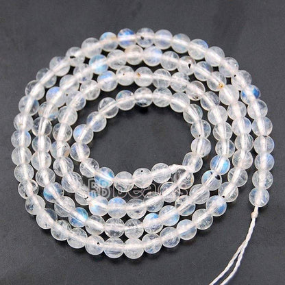 Natural White Moonstone Beads, Wholesale Gemstone  4-12mm 