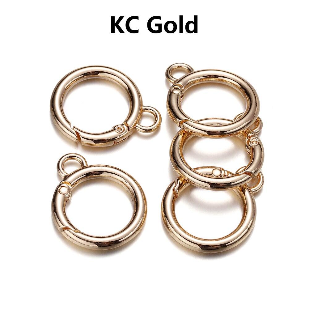 O Ring Spring Clasps With Hole 