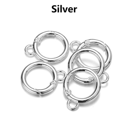 O Ring Spring Clasps With Hole 