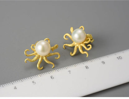 Octopus Stud Earring 