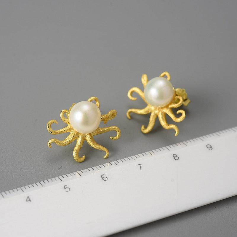 Octopus Stud Earring 