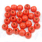 Orange wood beads, natural loose spacer round , size 4-16mm 