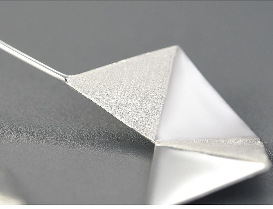 Origami Art Dangle Earring 