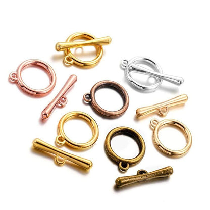 OT Toggle Clasps 18.5mm, 10sets Silver Gold Copper 