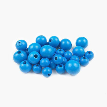 Pastel Wooden Round Beads, 8/10/12mm Spacer Beading Beads For Pacifier Clip Jewelry Findings Making DIY Necklace 200pcs 