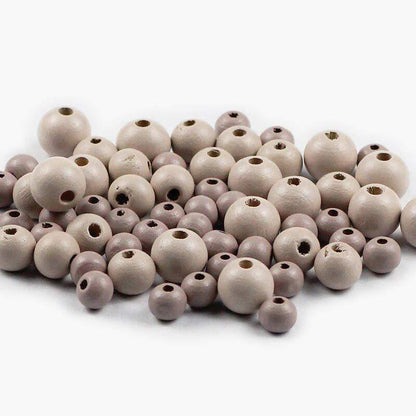 Pastel Wooden Round Beads, 8/10/12mm Spacer Beading Beads For Pacifier Clip Jewelry Findings Making DIY Necklace 200pcs 