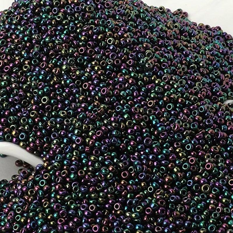 Pearl rainbow Opaque japanese seed beads, 2mm 12/0 Miyuki Delica small glass Austria round beads, 1000pcs 