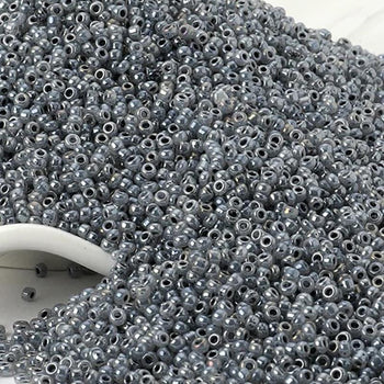 Pearl silver gray Miyuki Delica seed beads, 2mm 12/0 small glass Austria  japanese round beads, 1000pcs 