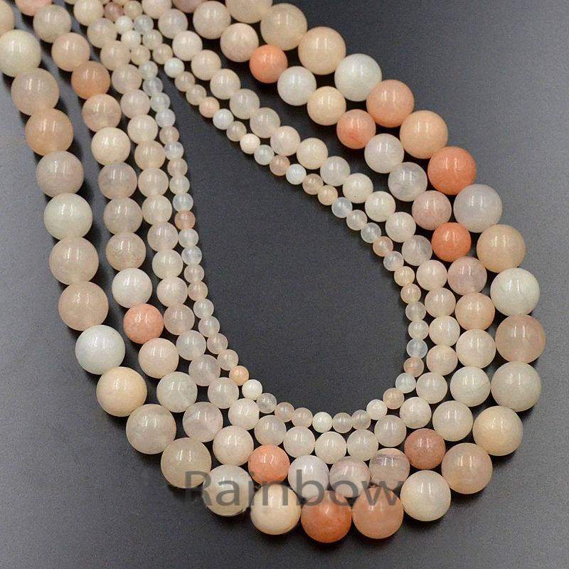 Pink Aventurine Beads, size 4-10mm, Round, 15.5'' inch strand 