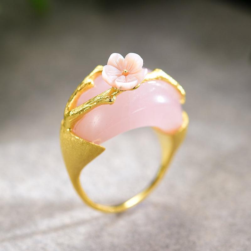 Plum store blossom ring