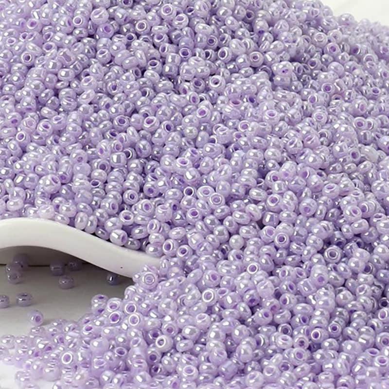Purple Pearl Miyuki Delica seed beads, 2mm 12/0 small glass Austria  japanese round beads, 1000pcs 