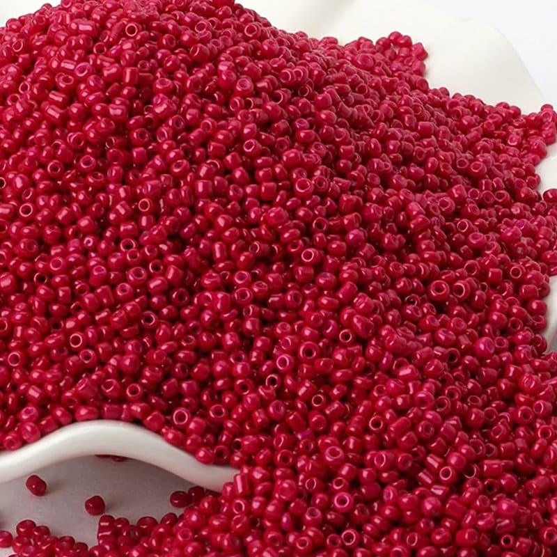 Red Pink Opaque Red Toho Seed Beads, round assorted toho beads, 2mm delica beads,  japanese small glass Austria beads, 1000pcs 