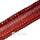 Rondelle Disk Red Carnelian Agate beads, Smooth Matte or Faceted, 15.5 