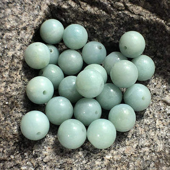 Round Blue Amazonite beads, Wholesale Lot, 4-12mm 5-200pcs 