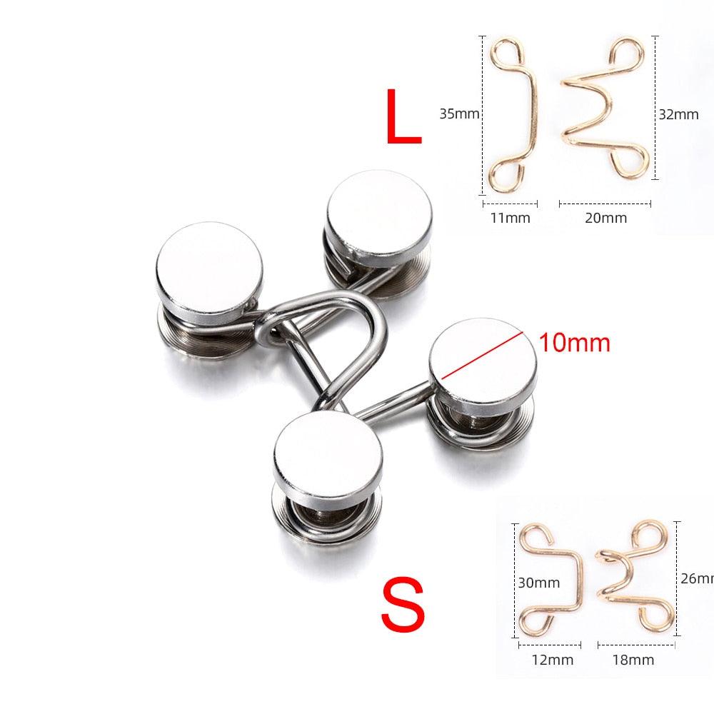 Screw Removable Adjusting Clasp, 1pair 