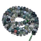 Semiprecious Rondelle Disk Moss Agate beads, 4x6mm 5x8mm, 15.5 strand 