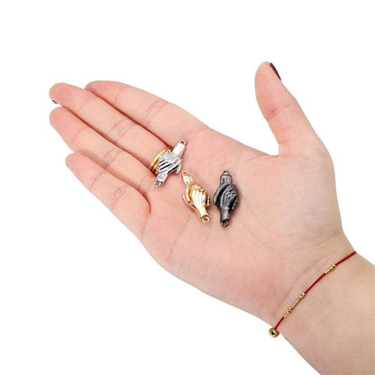 Shake Hands Style Magnetic Clasps, 6pcs 