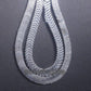 Silver V Shape Arrowheaded Hematite Beads, 2x4x6mm 16'' strand 