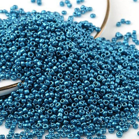 Sky Blue Miyuki Delica seed beads, 2mm 12/0 small glass Austria  japanese round beads, 1000pcs 