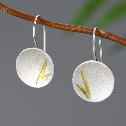 Small Bamboo Leaves Earring 