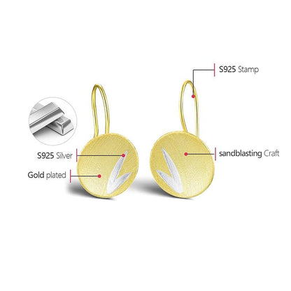 Small Bamboo Leaves Earring 