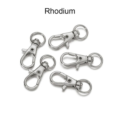 Swivel Lobster Clasp Split Key Rings: Swirl of Functionality 🔑🔄 –  RainbowShop for Craft