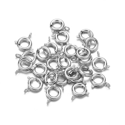 Spring Clasp With Open Jump Ring 