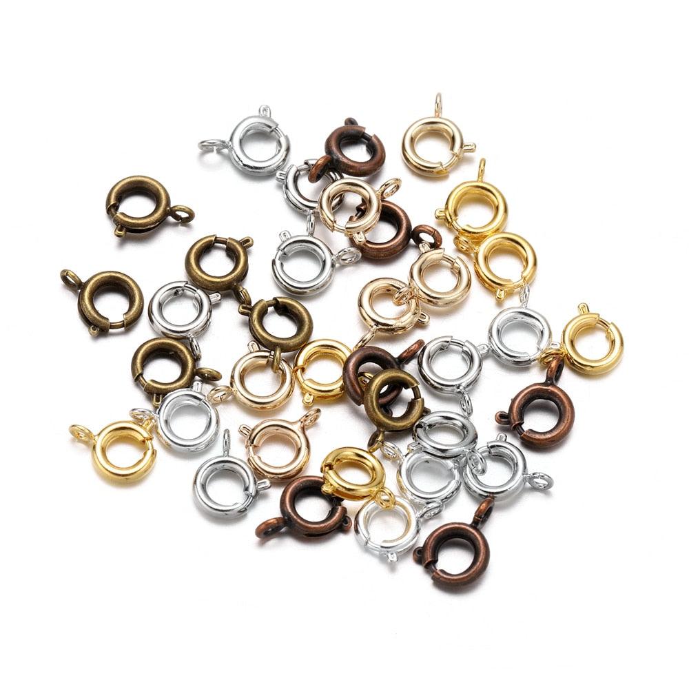 Spring Clasp With Open Jump Ring 