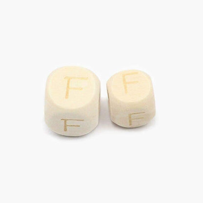 Square Letters Grass Tree Wood Bead Laser, Alphabet A~Z Ecofriendly Wooden Beads 26pcs 10/12mm 