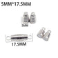 Stainless Steel Magnetic Clasps, 5x17.5mm 