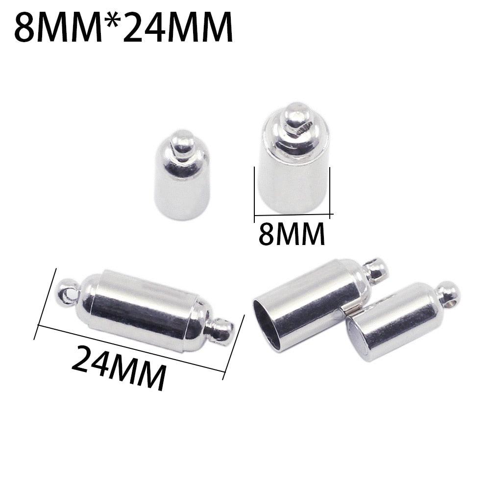 Stainless Steel Magnetic Clasps, 8x24mm 