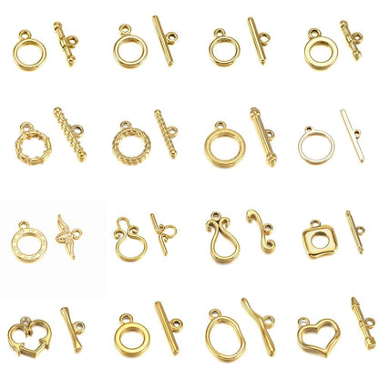 Stainless Steel OT Clasps, 16 styles 