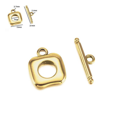 Stainless Steel Toggle OT Clasp 