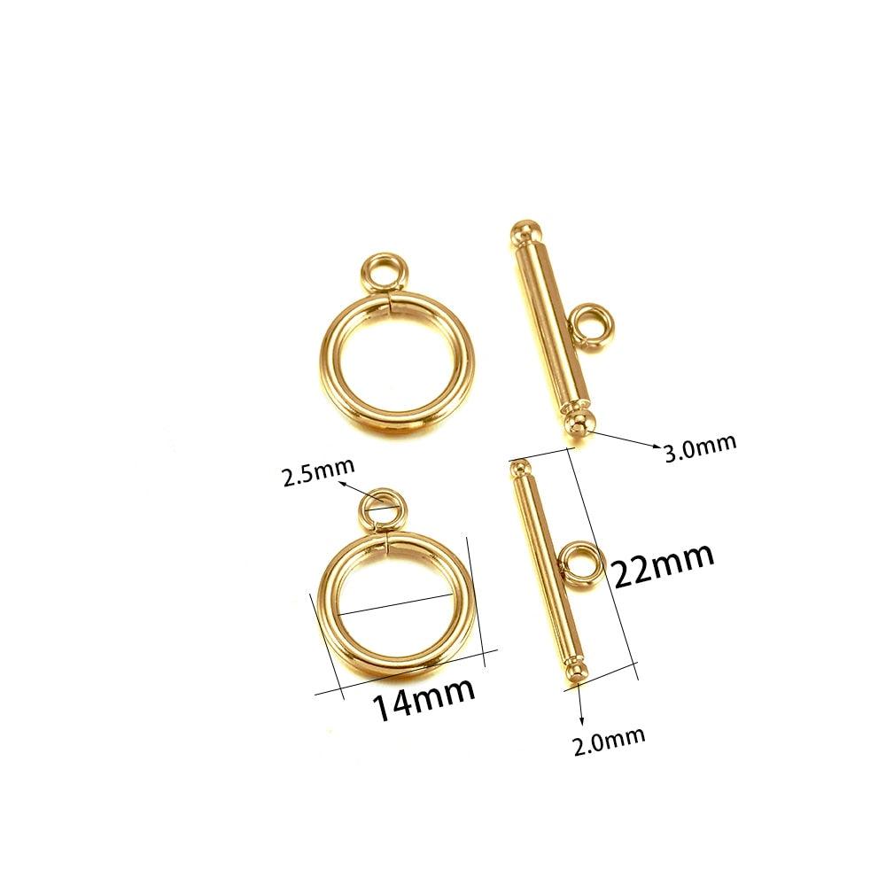 Stainless Steel Toggle OT Clasp 