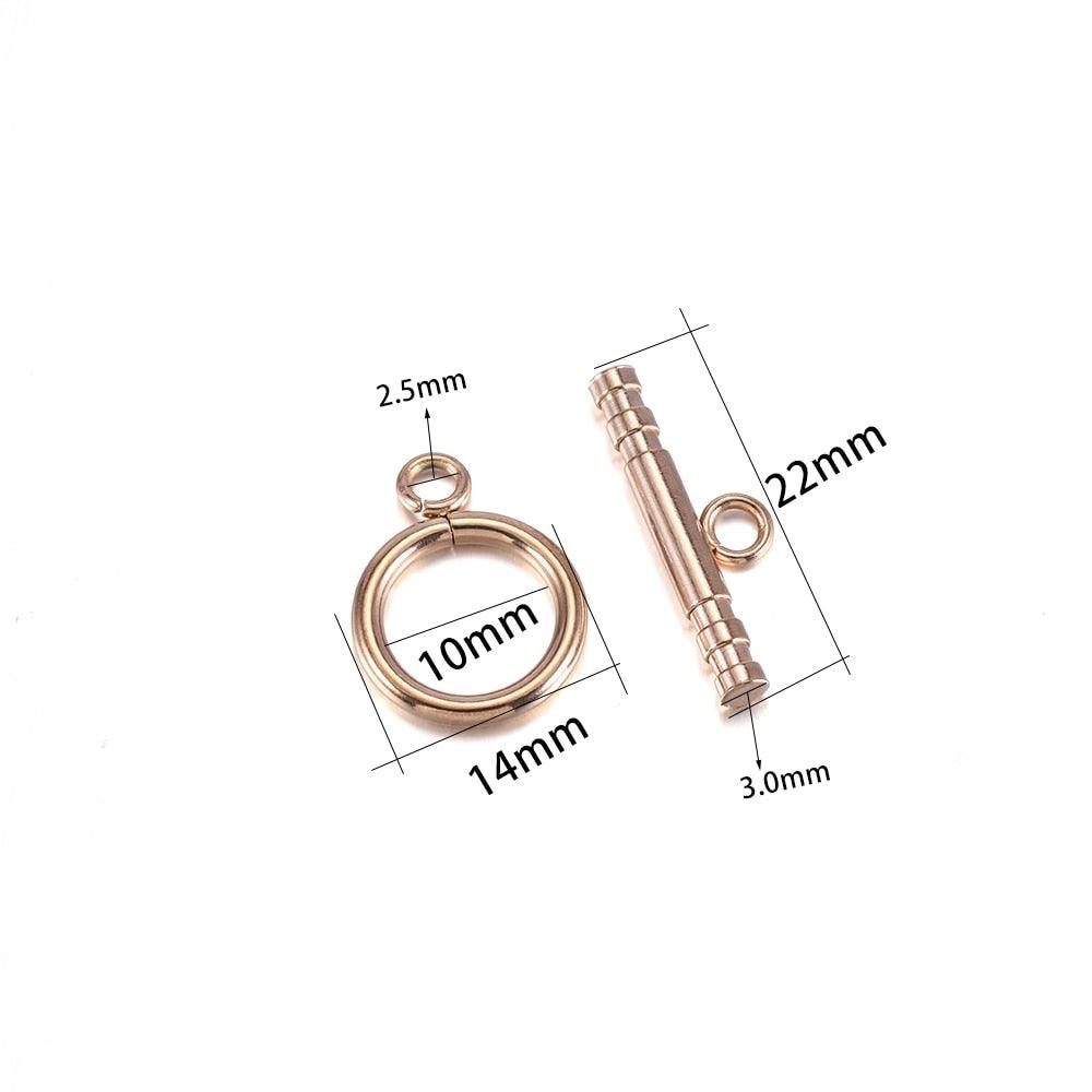 Stainless Steel Toggle OT Clasp 