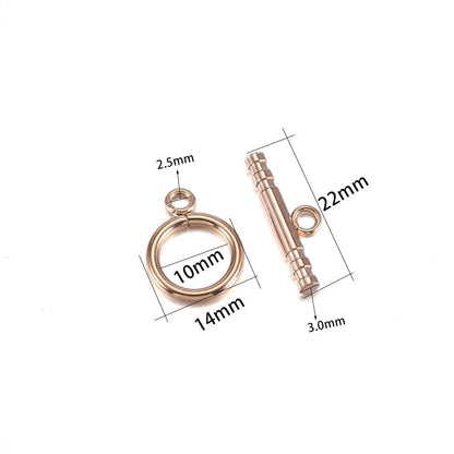 Stainless Steel Toggle OT Clasp 