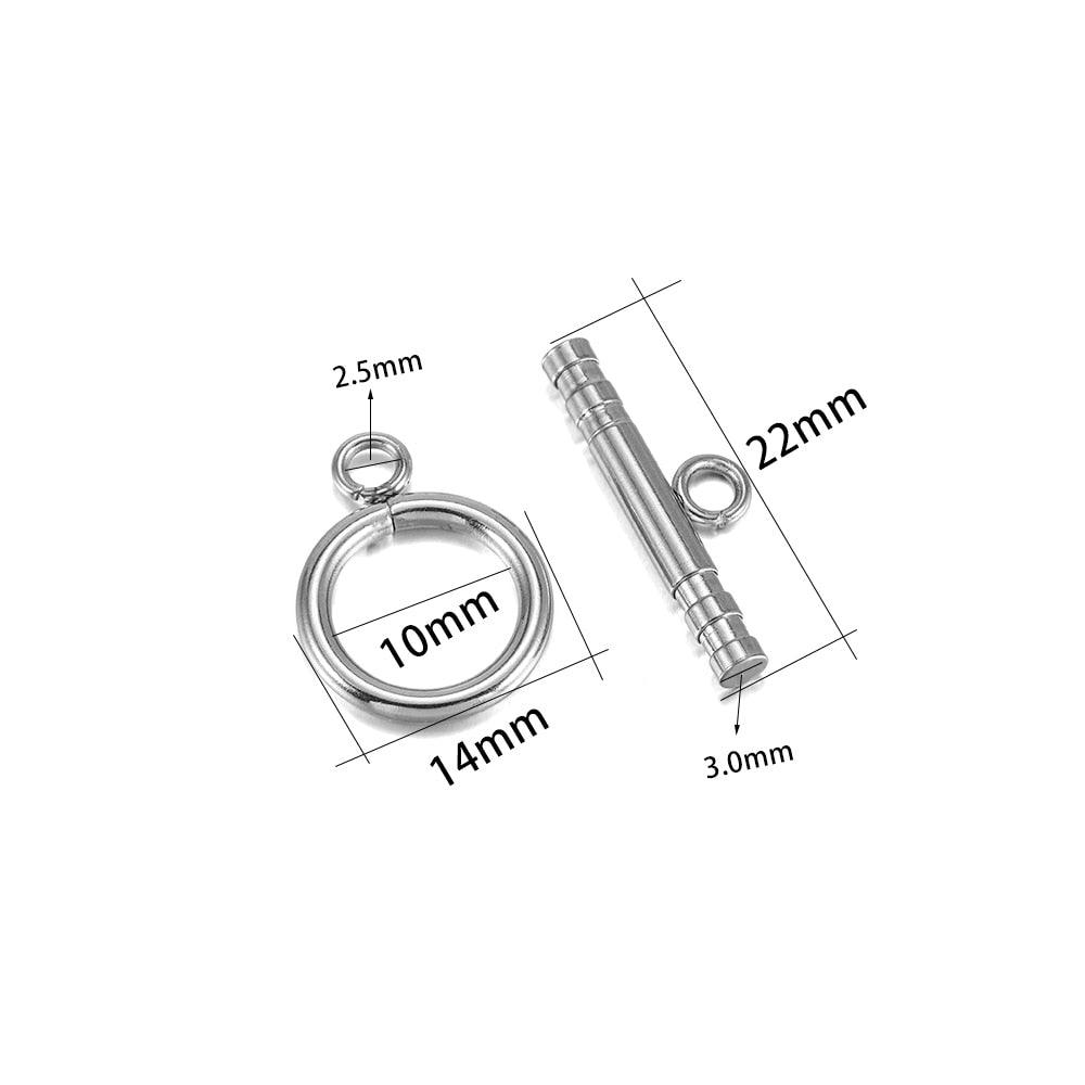 Stainless Steel Toggle OT Clasp 