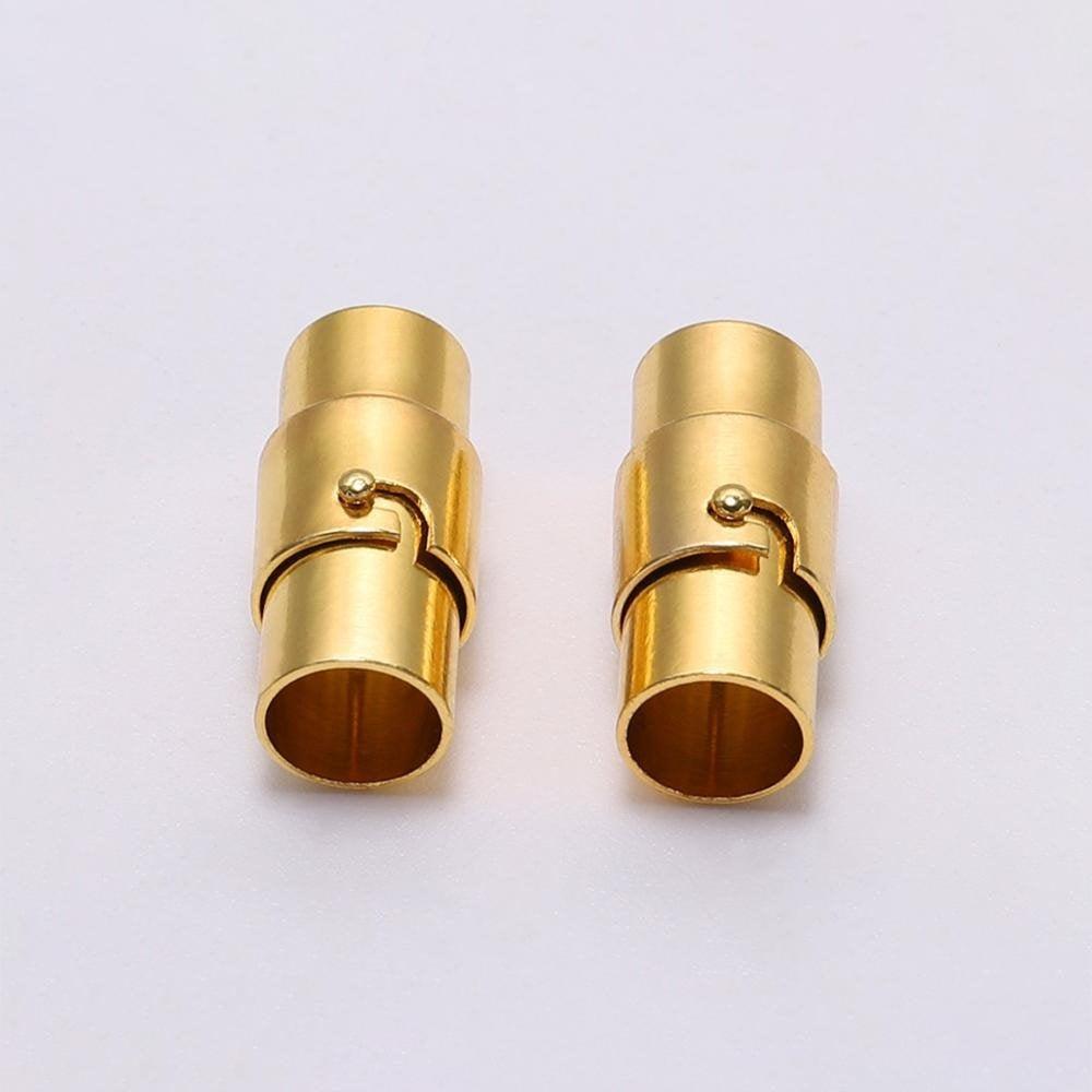 Strong Magnetic Clasps, 3-10 mm Silver Gold Black 