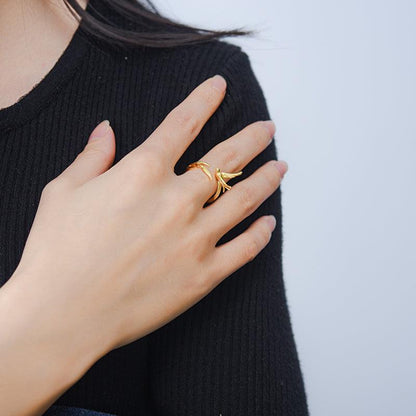 Swallow Willow Branch Ring 