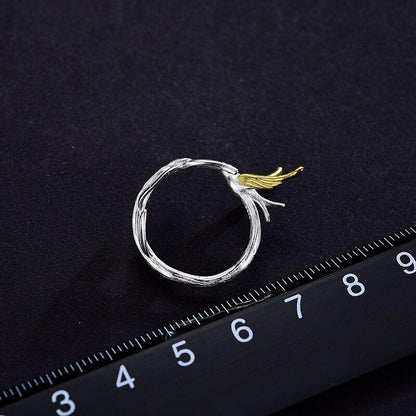 Swallow Willow Branch Ring 