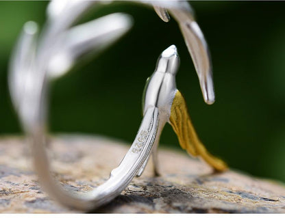 Swallow Willow Branch Ring 