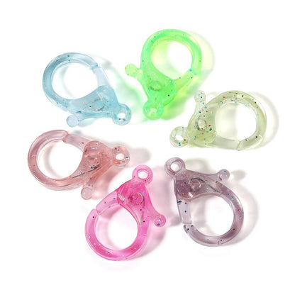 Transparent Plastic Lobster Clasp 