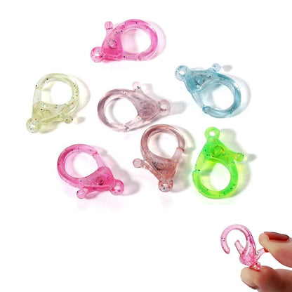 Transparent Plastic Lobster Clasp 