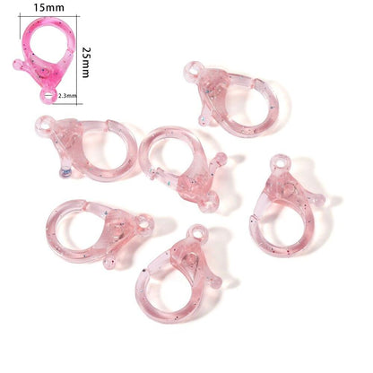 Transparent Plastic Lobster Clasp 