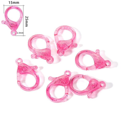 Transparent Plastic Lobster Clasp 