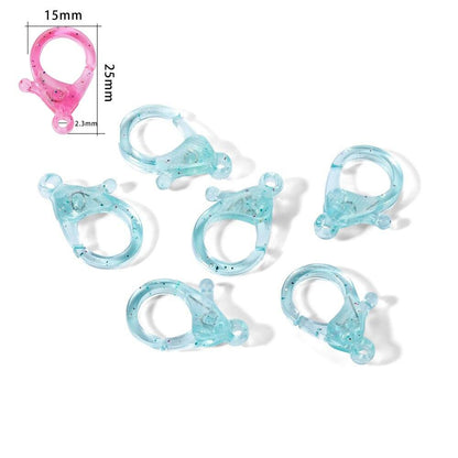 Transparent Plastic Lobster Clasp 