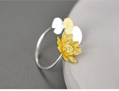 Water Lily Flower Ring 