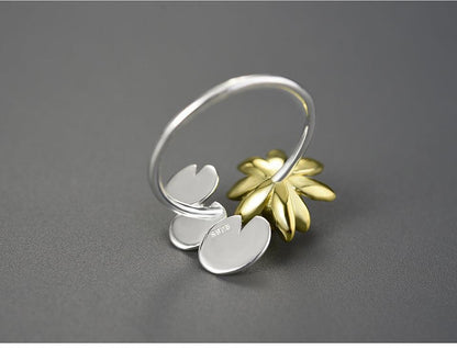 Water Lily Flower Ring 