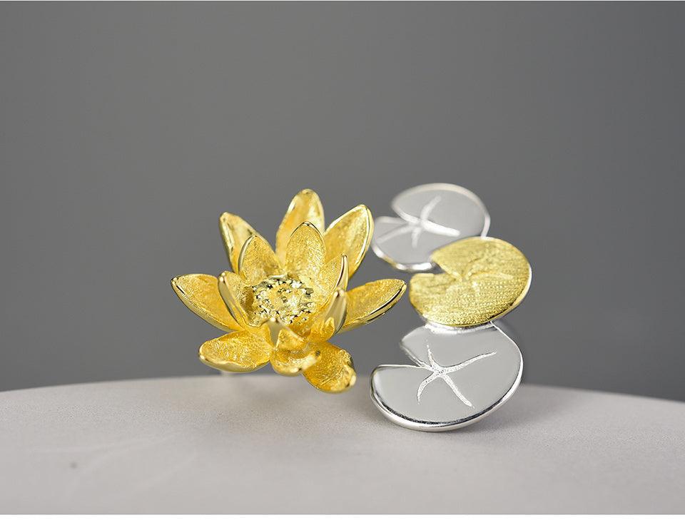 Water Lily Flower Ring 